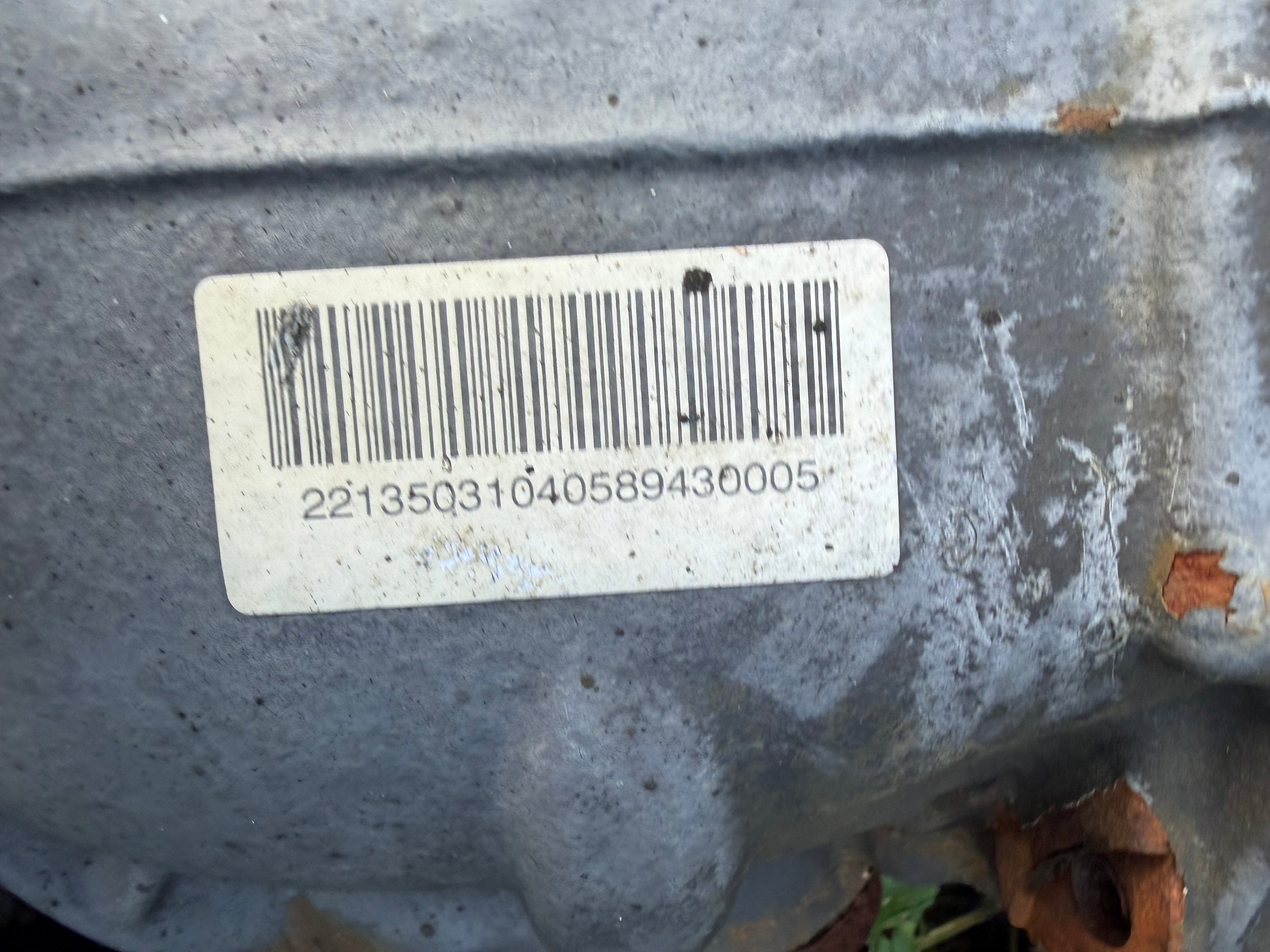 S320 rear differential 2007