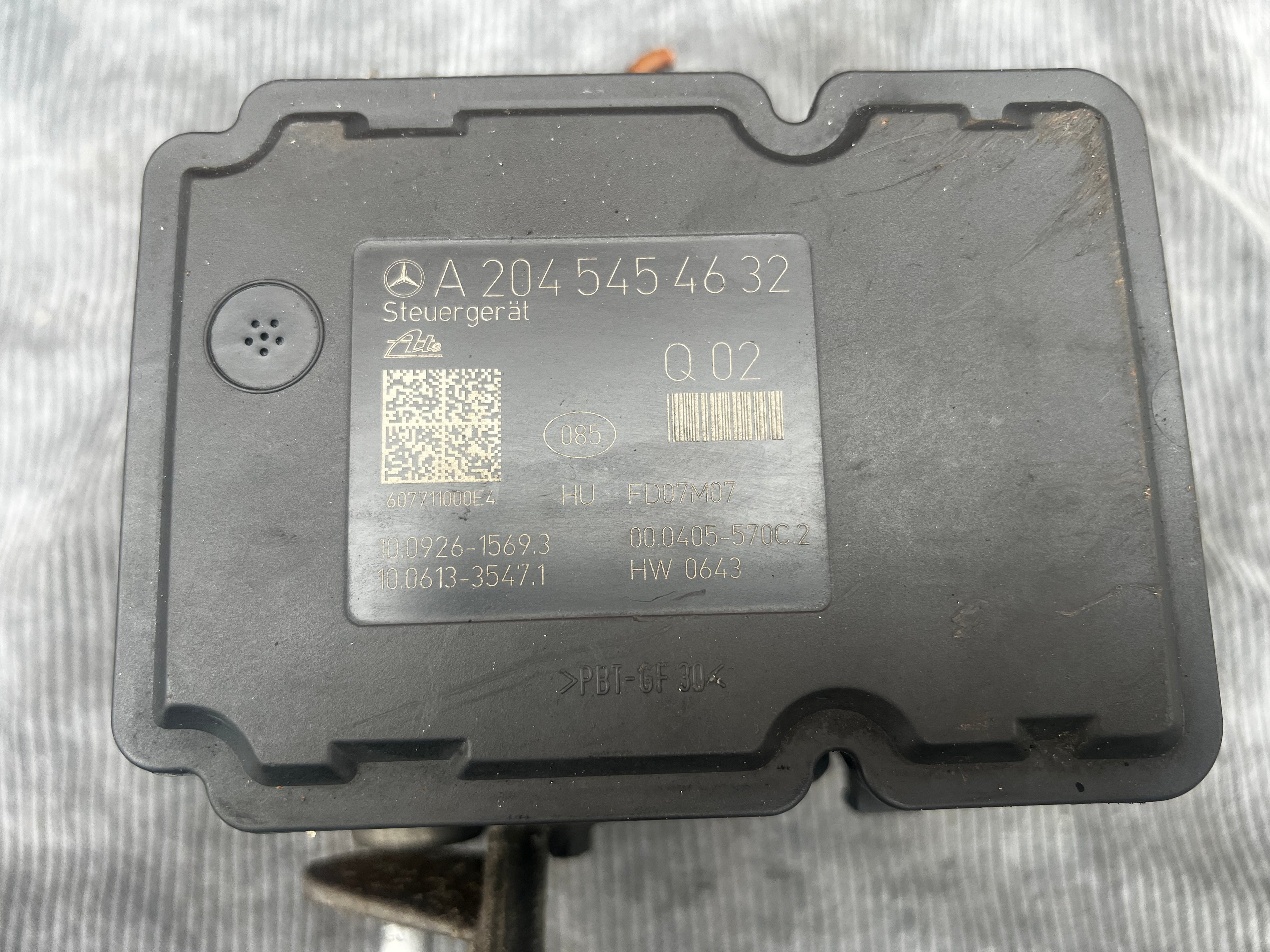 Mercedes c220 2007 abs unit